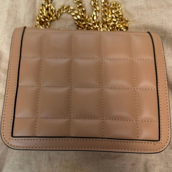 GUCCI Calfskin Quilted Mini Deco Shoulder Bag in Camelia - Picture 4 of 10